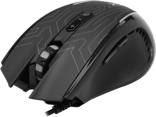 Мышь A4Tech X87 черный оптическая (2400dpi) USB (8but)