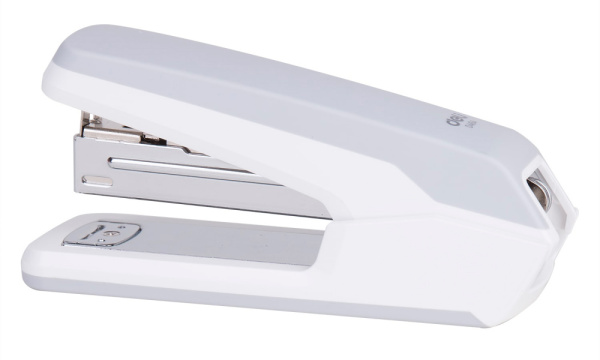 Степлер настольный Deli E0464WHITE Exceed 24/6 26/6 (25листов) белый 100скоб металл/пластик закрытый коробка