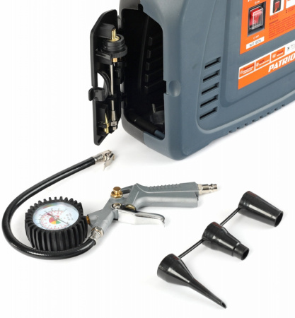 Компрессор поршневой Patriot WO 180K безмасляный 180л/мин 1100Вт синий/черный