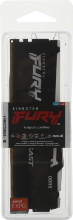 Память DDR5 16GB 5200MHz Kingston KF552C36BBEA-16 Fury Beast Expo RGB RTL Gaming PC5-41600 CL36 DIMM