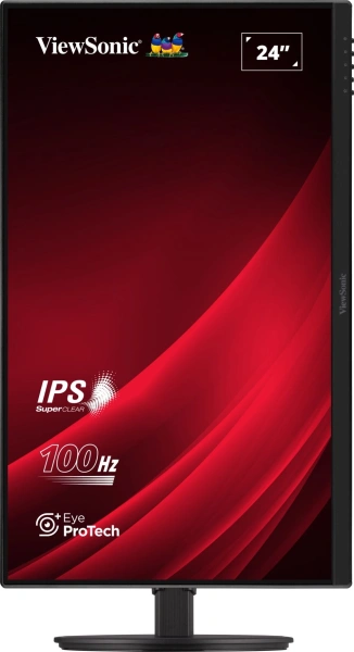 Монитор ViewSonic 23.8" VA2408-HDJ черный IPS LED 16:9 HDMI матовая HAS Piv 250cd 178гр/178гр 1920x1080 100Hz VGA DP FHD 5.2кг