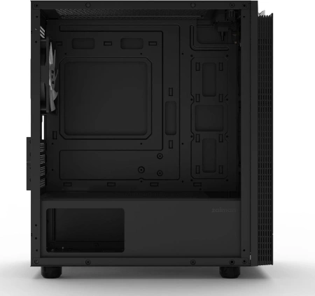 Корпус Zalman ZM-T4 Plus черный без БП mATX 6x120mm 1x140mm 1xUSB2.0 2xUSB3.0 audio bott PSU