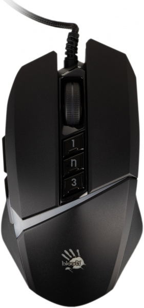 Мышь A4Tech Bloody W60 Max черный оптическая (10000dpi) USB (10but)