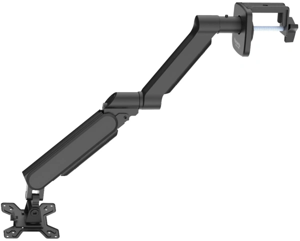 Кронштейн для мониторов ЖК Buro BU-M11 черный 17"-32" макс.10кг крепление к столешнице поворот и нак