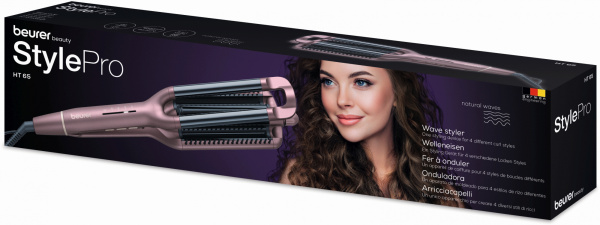 Щипцы Beurer HT65 120Вт макс.темп.:210С покрытие:керамико-кератиновое бежевый