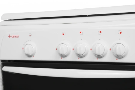 Плита Газовая Gefest ПГ 1200-С7 К38 белый (металлическая крышка) реш.сталь
