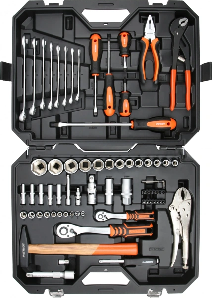Набор инструментов Patriot SSP-72 72 предмета (жесткий кейс)
