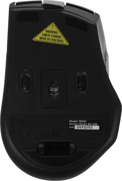 Клавиатура + мышь A4Tech Fstyler FB2535C клав:черный/серый мышь:черный/серый USB беспроводная Bluetooth/Радио slim (FB2535C SMOKY GREY)