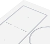 Индукционная варочная поверхность Maunfeld CVI453SBWH Inverter белый