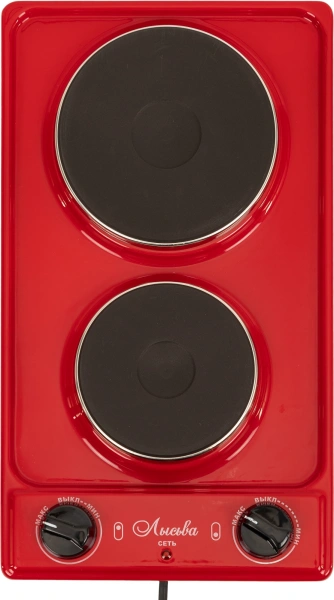 Плита Электрическая Лысьва ЭПБ 22 вишневый эмаль (настольная)