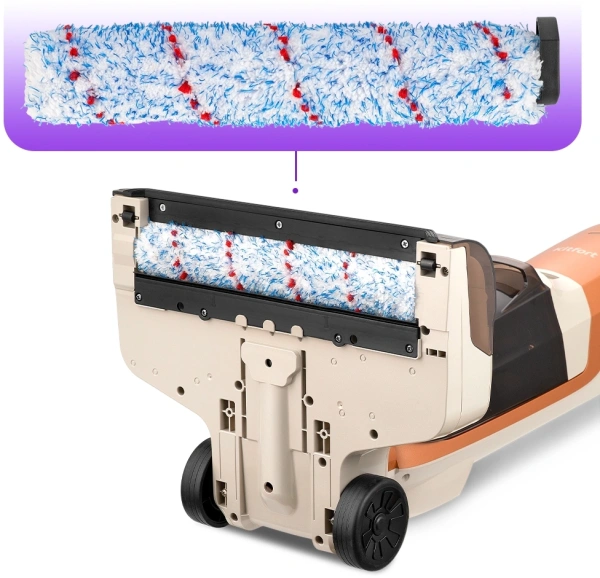 Пылесос моющий Kitfort КТ-5219 140Вт оранжевый/коричневый