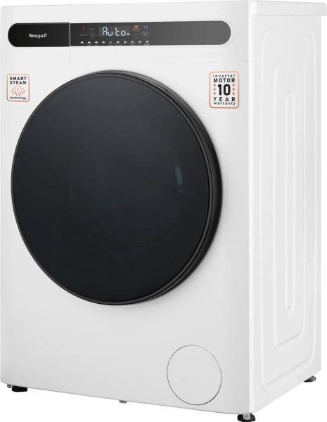 Стиральная машина Weissgauff WMD 45148 Inverter Steam класс: B загр.фронтальная макс.:8кг (с сушкой) белый