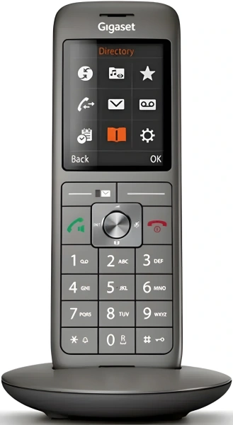 Трубка доп. Dect Gigaset CL660HX HSB RUS черный для CL660