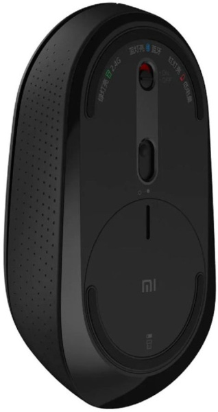 Мышь Xiaomi Mi Dual Mode Silent Edition черный оптическая (1300dpi) беспроводная BT для ноутбука (5but)