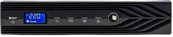 Источник бесперебойного питания Бастион Skat-UPS 1500-Rack-ON-3X9-E 1350Вт 1500ВА черный