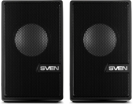Колонки Sven 340 2.0 черный 6Вт