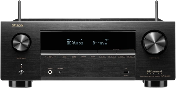 Ресивер AV Denon AVR-X2800H 7.2 черный