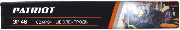 Электроды Patriot ЭР 46 D2.5мм L350мм 1050гр (605012016)