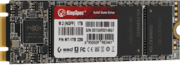 Накопитель SSD Kingspec SATA III 1Tb NT-1TB M.2 2280