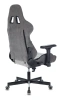 Кресло игровое Zombie VIKING 7 KNIGHT Fabric серый Loft ромбик текстиль/эко.кожа с подголов. крестов. металл