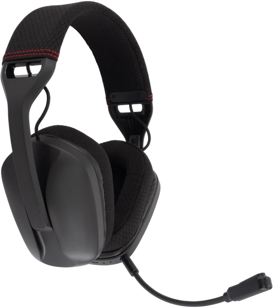 Наушники с микрофоном Оклик HS-L750G черный 1.5м накладные BT/Radio/3.5mm оголовье (2007557)