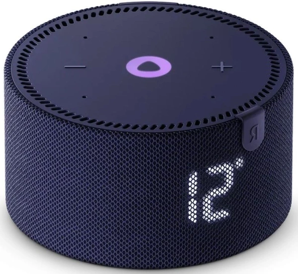 Умная колонка Yandex Станция Мини с часами Алиса синий 10W 1.0 BT 10м (YNDX-00020B)