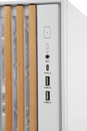 Корпус Formula TimberLine T0 белый без БП ATX 6x120mm 6x140mm 2xUSB3.0 audio