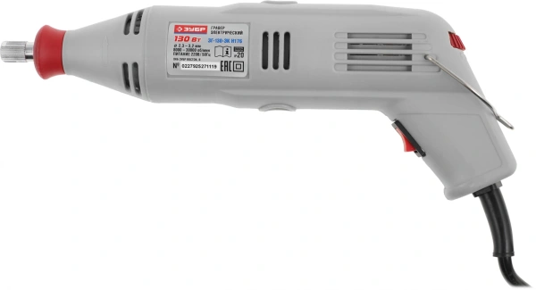 Гравер Зубр ЗГ-130ЭК H176 130Вт насадок:169 кейс