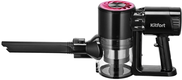 Пылесос Kitfort КТ-5291 300Вт черный/розовый