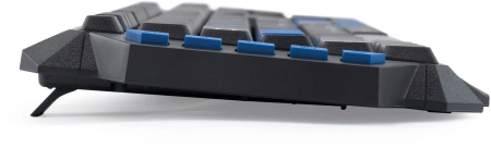 Клавиатура Оклик 750G FROST WAR черный/черный USB Multimedia for gamer