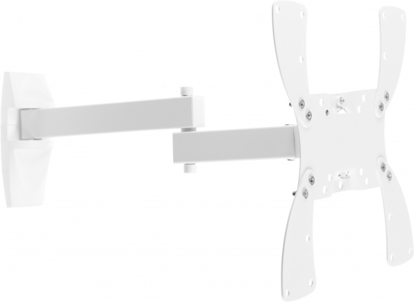 Кронштейн для телевизора Holder LCDS-5046 белый 22"-42" макс.30кг настенный поворот и наклон