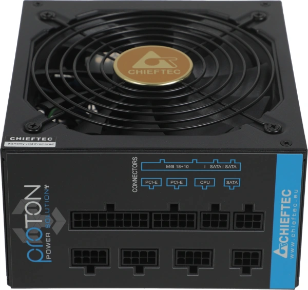 Блок питания Chieftec ATX 650W Proton BDF-650C 80+ bronze (24+4+4pin) APFC 140mm fan 6xSATA Cab Manag RTL