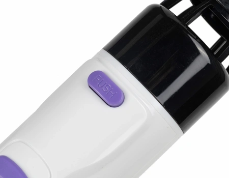 Фен-щетка Starwind SHP8502 1000Вт белый/фиолетовый