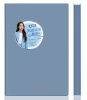 Блокнот Deli 22284BLUE 210х143мм искусст. кожа 96л синий