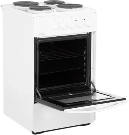Плита Электрическая Flama AE 1403 W белый эмаль