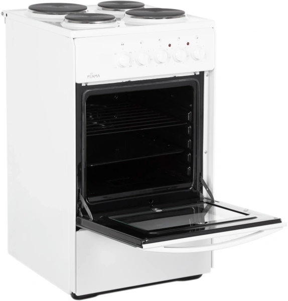 Плита Электрическая Flama AE 1403 W белый эмаль