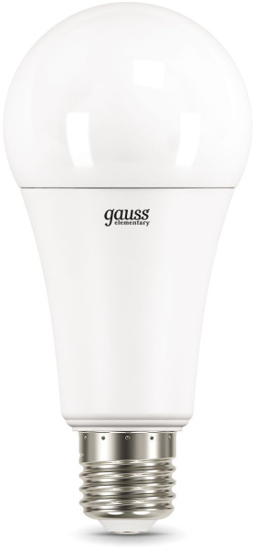 Лампа светодиодная Gauss Elementary A67 35Вт цок.:E27 груша 220B 6500K св.свеч.бел.хол. (упак.:1шт) (70235)