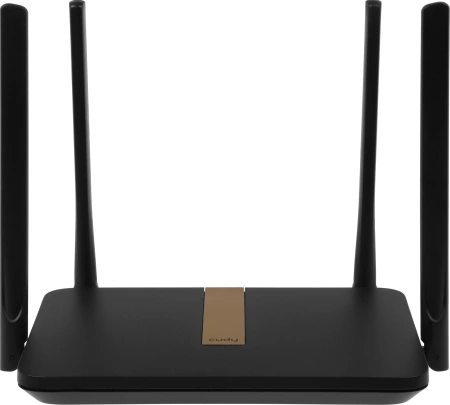 Роутер беспроводной Cudy LT500D AC1200 10/100BASE-TX/4G cat. 4 черный