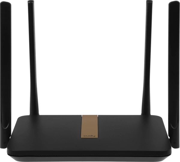 Роутер беспроводной Cudy LT500D AC1200 10/100BASE-TX/4G cat. 4 черный