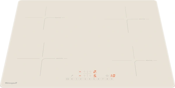 Индукционная варочная поверхность Weissgauff HI 632 GSA бежевый