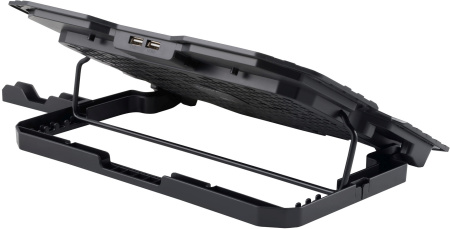 Подставка для ноутбука Digma D-NCP150-2 15.6"360x260x27мм 38дБ 2xUSB 2x 120ммFAN 650г металл/пластик черный