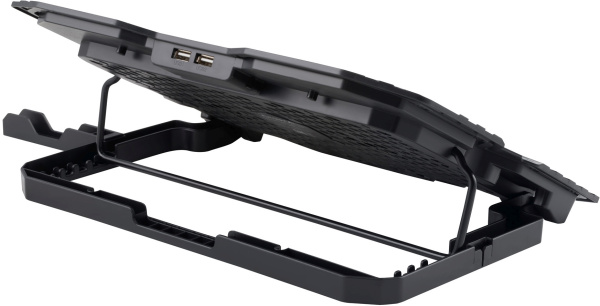 Подставка для ноутбука Digma D-NCP150-2 15.6"360x260x27мм 38дБ 2xUSB 2x 120ммFAN 650г металл/пластик черный