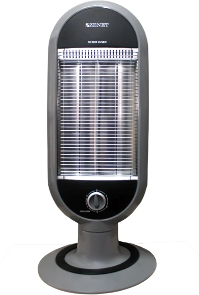 Обогреватель карбоновый Zenet ZET-515 1000Вт черный/серый
