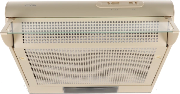 Вытяжка козырьковая Elikor Davoline 60П-290-П3Л кремовый управление: ползунковое (1 мотор)