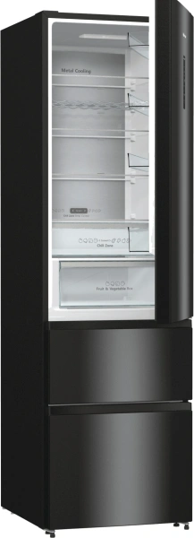 Холодильник Hisense RM469N4AFD1 2-хкамерн. черный инвертер