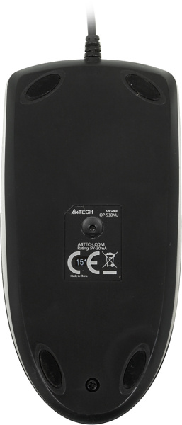 Мышь A4Tech OP-530NU черный оптическая (1200dpi) USB (3but)