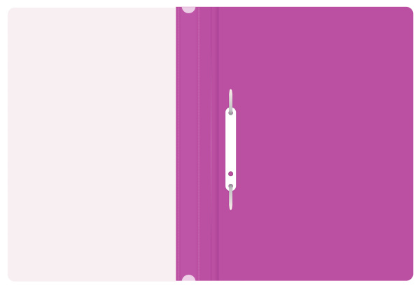 Папка-скоросшиватель Buro -PSE20BU/VIO A4 прозрач.верх.лист пластик фиолетовый 0.11/0.13