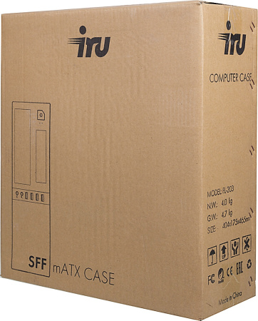 ПК IRU Office 310H6SF SFF i5 12400/16Gb/SSD256Gb UHDG 730/DOS/черный