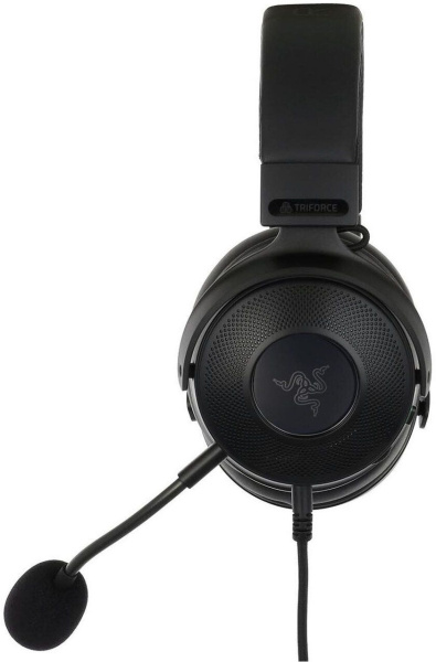 Наушники с микрофоном Razer Kraken V3 HyperSense черный 2м мониторные оголовье (RZ04-03770100-R3M1)