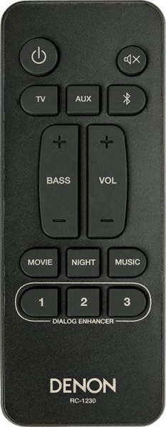 Саундбар Denon DHTS316BKE2 2.1 180Вт+120Вт черный